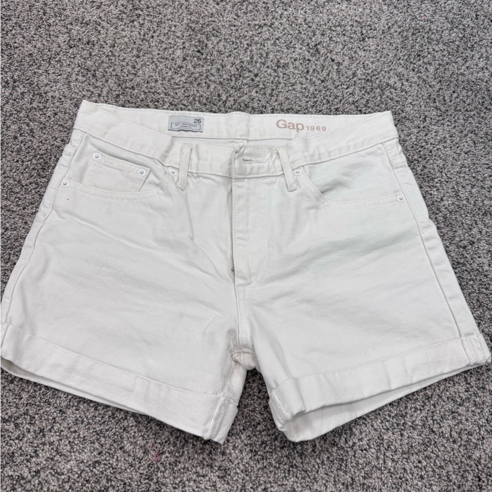 GAP Women's Classic White Jean Shorts